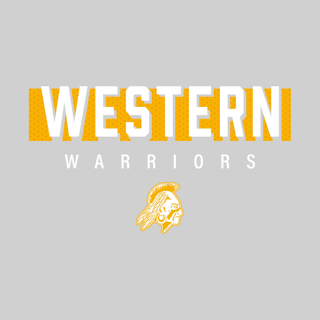 Western Warriors - Spirit Wear - Western with Cutout Shadow and Mascot