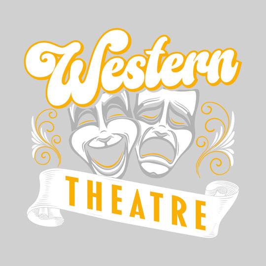 Western Warriors - Theatre - Drama Masks with Banner