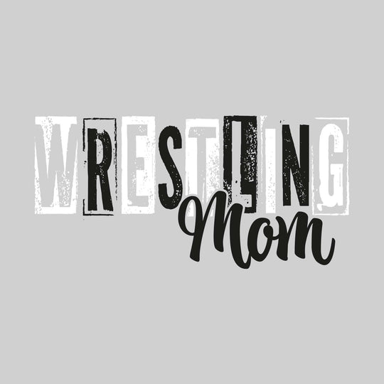 Western Warriors - Wrestling - Wrestling Mom - Eroded Stenciled Letters