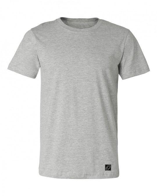 Bella Canvas Adult Heather CVC Crew Neck Short Sleeve Tee - Black/Gray/White - XS-XL