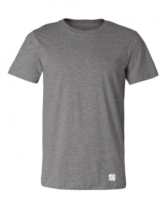 Bella Canvas Adult Heather CVC Crew Neck Short Sleeve Tee - Black/Gray/White - 2XL-4XL
