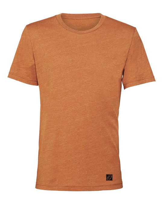 Bella Canvas Adult Heather CVC Crew Neck Short Sleeve Tee - Yellow/Orange/Tan - 2XL-4XL