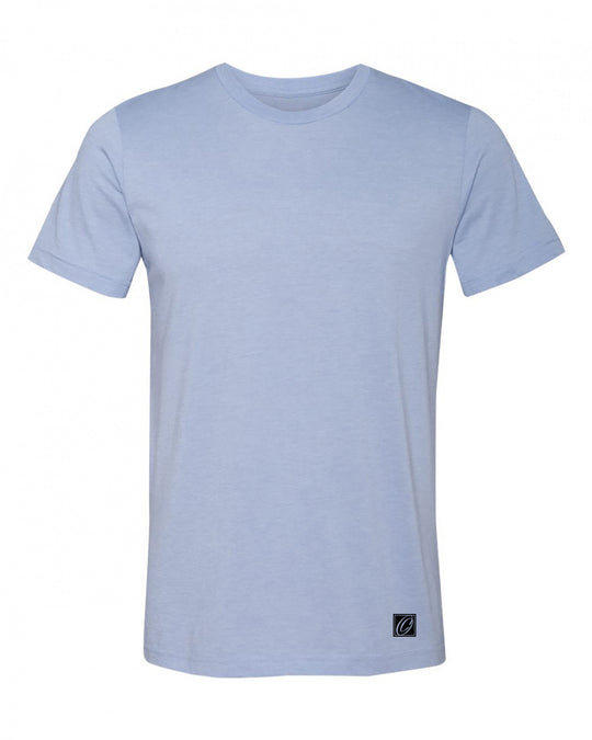 Bella Canvas Adult Heather CVC Crew Neck Short Sleeve Tee - Blues - XS-XL