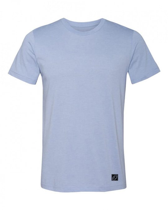 Bella Canvas Adult Heather CVC Crew Neck Short Sleeve Tee - Blues - 2XL-4XL