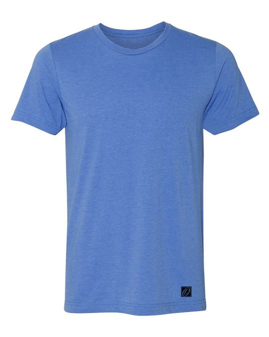Bella Canvas Adult Heather CVC Crew Neck Short Sleeve Tee - Blues - XS-XL