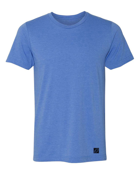 Bella Canvas Adult Heather CVC Crew Neck Short Sleeve Tee - Blues - 2XL-4XL