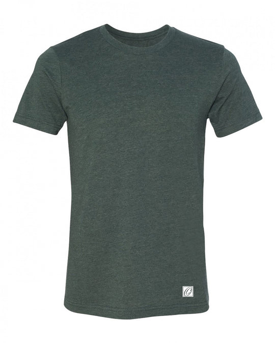 Bella Canvas Adult Heather CVC Crew Neck Short Sleeve Tee - Greens - 2XL-4XL