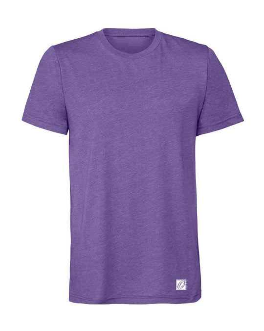 Bella Canvas Adult Heather CVC Crew Neck Short Sleeve Tee - Red/Pink/Purple - XS-XL