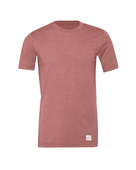 Bella Canvas Adult Heather CVC Crew Neck Short Sleeve Tee - Red/Pink/Purple - XS-XL
