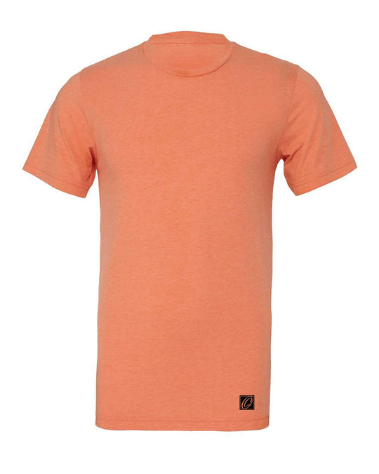 Bella Canvas Adult Heather CVC Crew Neck Short Sleeve Tee - Yellow/Orange/Tan - 2XL-4XL