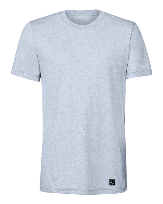 Bella Canvas Adult Heather CVC Crew Neck Short Sleeve Tee - Blues - XS-XL