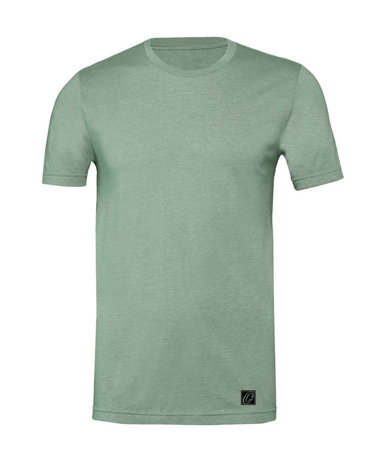 Bella Canvas Adult Heather CVC Crew Neck Short Sleeve Tee - Greens - XS-XL