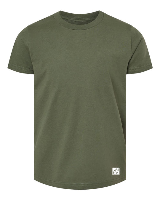 Bella Canvas Youth Jersey Cotton Crew Neck Short Sleeve Tee
