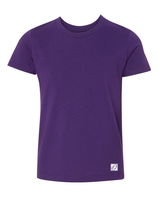 Bella Canvas Youth Jersey Cotton Crew Neck Short Sleeve Tee