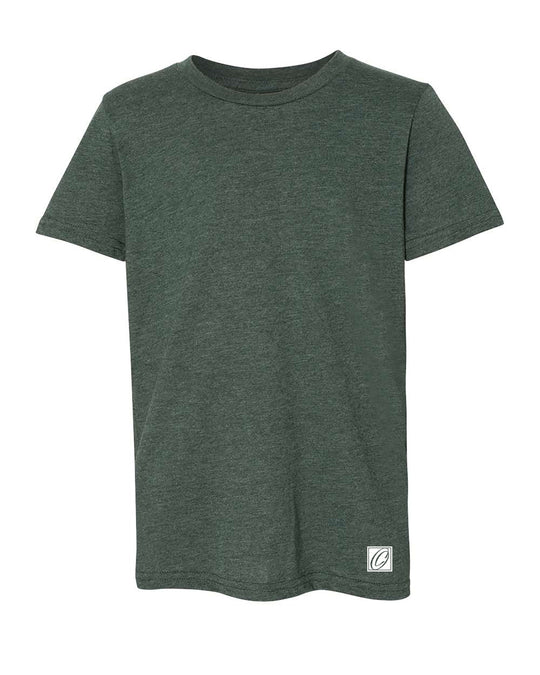 Bella Canvas Youth Heather CVC Crew Neck Short Sleeve Tee