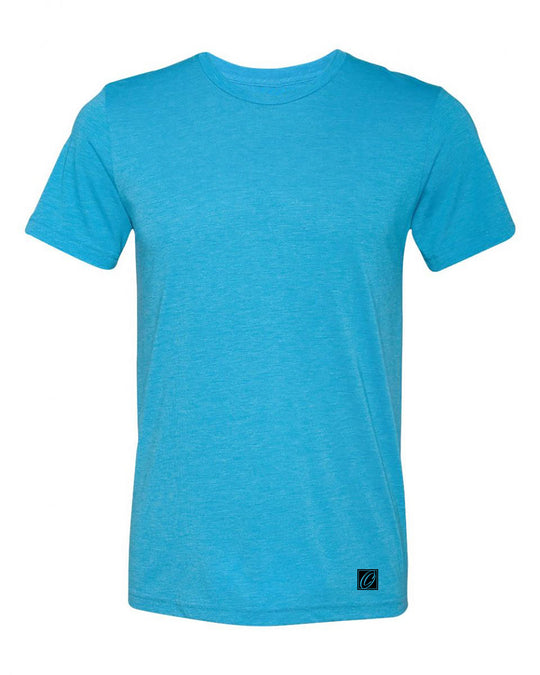 Bella Canvas Adult Triblend Crew Neck Short Sleeve Tee - Blues - 2XL-3XL