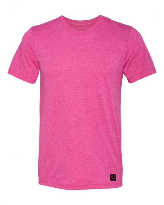 Bella Canvas Adult Triblend Crew Neck Short Sleeve Tee - Red/Pink/Purple - 2XL-3XL