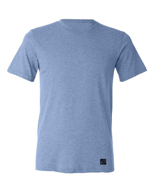 Bella Canvas Adult Triblend Crew Neck Short Sleeve Tee - Blues - XS-XL