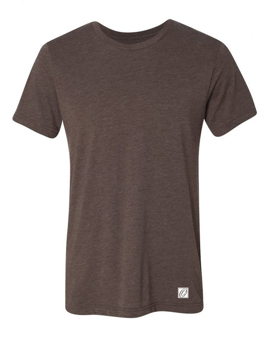 Bella Canvas Adult Triblend Crew Neck Short Sleeve Tee - Black/Brown/Gray/White - 2XL-4XL