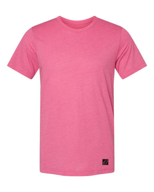 Bella Canvas Adult Triblend Crew Neck Short Sleeve Tee - Red/Pink/Purple - 2XL-3XL