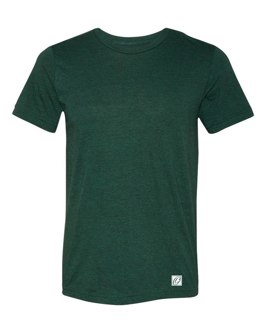 Bella Canvas Adult Triblend Crew Neck Short Sleeve Tee - Greens - XS-XL
