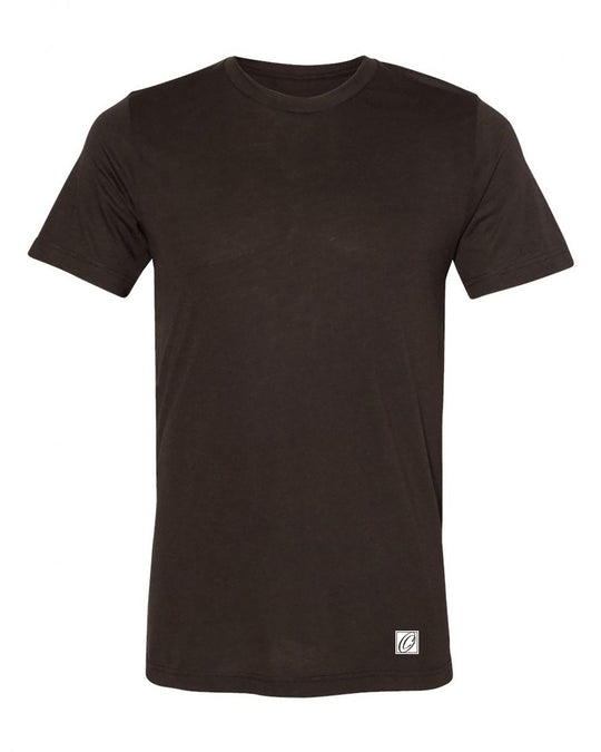 Bella Canvas Adult Triblend Crew Neck Short Sleeve Tee - Black/Brown/Gray/White - XS-XL