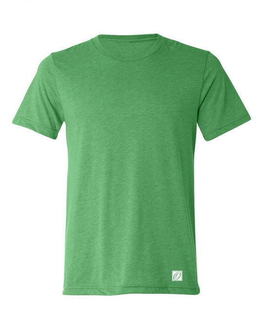 Bella Canvas Adult Triblend Crew Neck Short Sleeve Tee - Greens - XS-XL