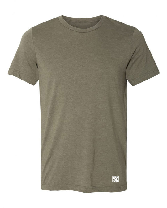 Bella Canvas Adult Triblend Crew Neck Short Sleeve Tee - Greens - XS-XL