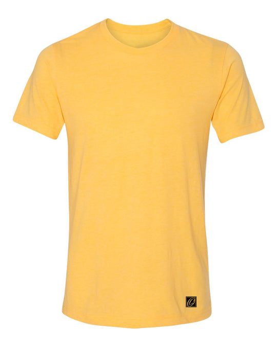 Bella Canvas Adult Triblend Crew Neck Short Sleeve Tee - Yellow/Orange/Tan - 2XL-3XL