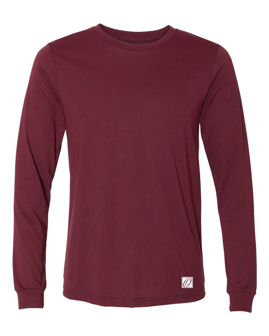 Bella Canvas Adult Heather CVC Crew Neck Long Sleeve Tee - Red/Yellow/Orange/Tan/White/Brown