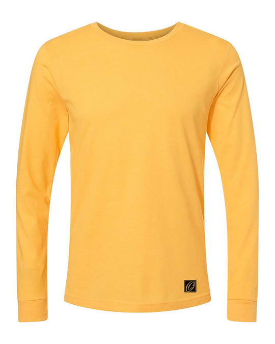 Bella Canvas Adult Heather CVC Crew Neck Long Sleeve Tee - Red/Yellow/Orange/Tan/White/Brown