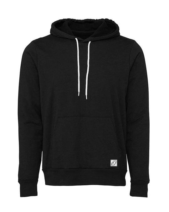 Bella Canvas Adult Midweight Sponge Fleece Pullover Hoodie - Black/Gray/White - 2XL-3XL