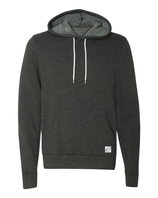 Bella Canvas Adult Midweight Sponge Fleece Pullover Hoodie - Black/Gray/White - 2XL-3XL