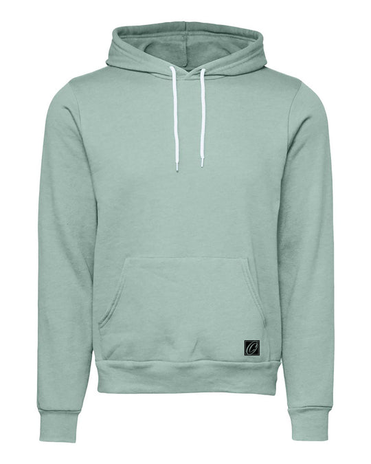 Bella Canvas Adult Midweight Sponge Fleece Pullover Hoodie - Blue/Green - XS-XL