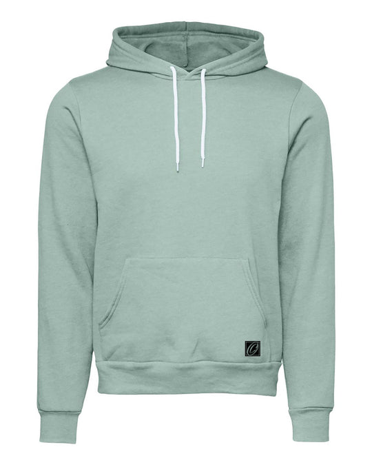 Bella Canvas Adult Midweight Sponge Fleece Pullover Hoodie - Blue/Green - 2XL-3XL