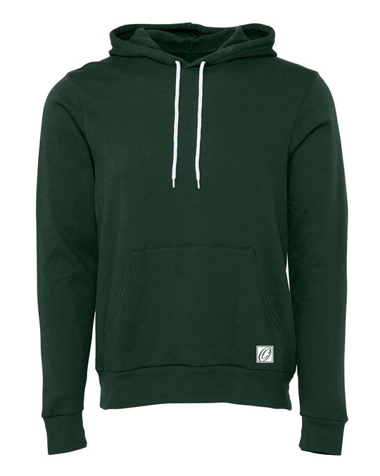 Bella Canvas Adult Midweight Sponge Fleece Pullover Hoodie - Blue/Green - 2XL-3XL
