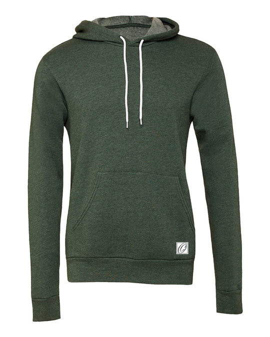 Bella Canvas Adult Midweight Sponge Fleece Pullover Hoodie - Blue/Green - 2XL-3XL