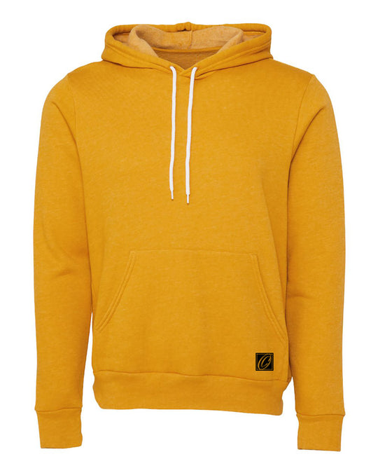 Bella Canvas Adult Midweight Sponge Fleece Pullover Hoodie - Yellow/Orange/Tan - XS-XL