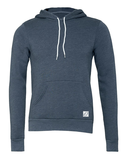Bella Canvas Adult Midweight Sponge Fleece Pullover Hoodie - Blue/Green - 2XL-3XL