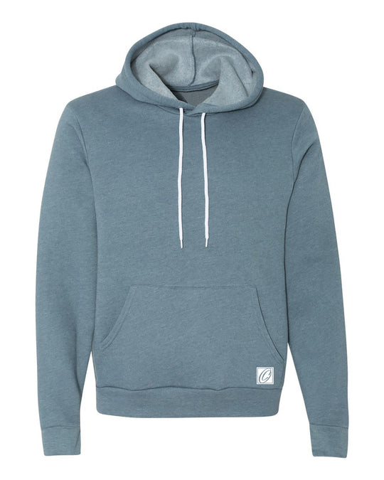 Bella Canvas Adult Midweight Sponge Fleece Pullover Hoodie - Blue/Green - 2XL-3XL