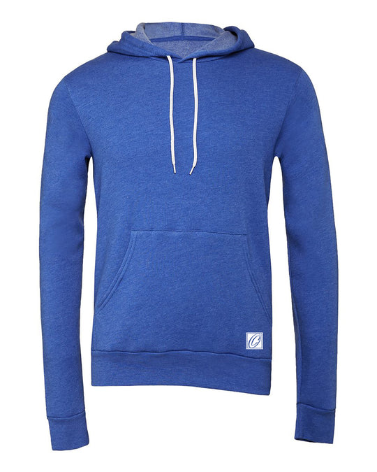 Bella Canvas Adult Midweight Sponge Fleece Pullover Hoodie - Blue/Green - XS-XL