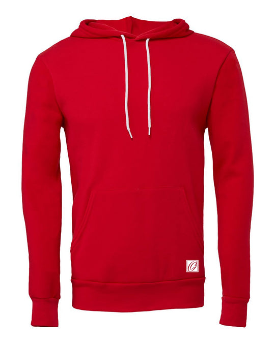 Bella Canvas Adult Midweight Sponge Fleece Pullover Hoodie - Red/Pink/Purple - 2XL-3XL
