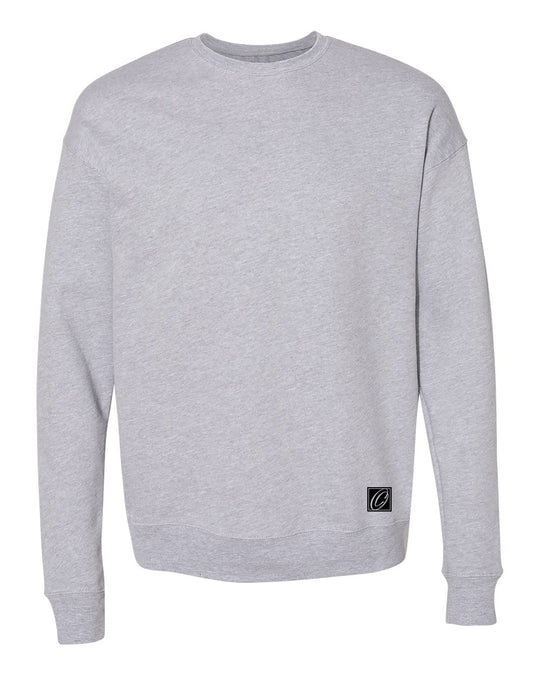 Bella Canvas Adult Midweight Sponge Fleece Drop Shoulder Crewneck Sweatshirt - Black/Gray/Blue/Green