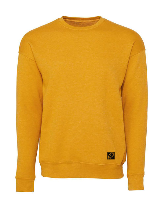 Bella Canvas Adult Midweight Sponge Fleece Drop Shoulder Crewneck Sweatshirt - Red/Yellow/Orange/Tan/White