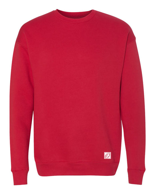Bella Canvas Adult Midweight Sponge Fleece Drop Shoulder Crewneck Sweatshirt - Red/Yellow/Orange/Tan/White