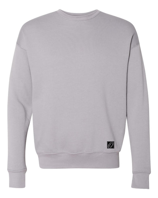 Bella Canvas Adult Midweight Sponge Fleece Drop Shoulder Crewneck Sweatshirt - Black/Gray/Blue/Green