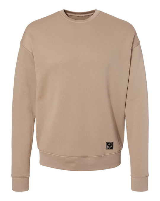 Bella Canvas Adult Midweight Sponge Fleece Drop Shoulder Crewneck Sweatshirt - Red/Yellow/Orange/Tan/White