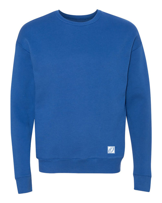 Bella Canvas Adult Midweight Sponge Fleece Drop Shoulder Crewneck Sweatshirt - Black/Gray/Blue/Green