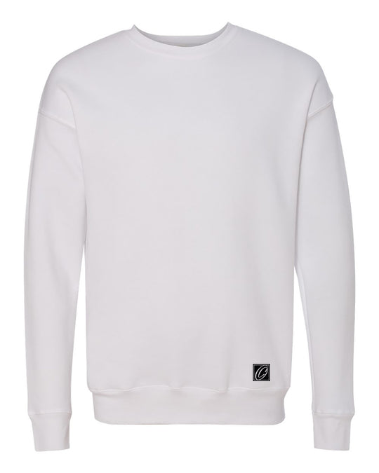 Bella Canvas Adult Midweight Sponge Fleece Drop Shoulder Crewneck Sweatshirt - Red/Yellow/Orange/Tan/White
