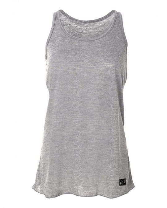 Bella Canvas Ladies Flowy Racerback Tank - Black/Gray/White